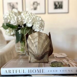 Gold Shell Decorative Piece